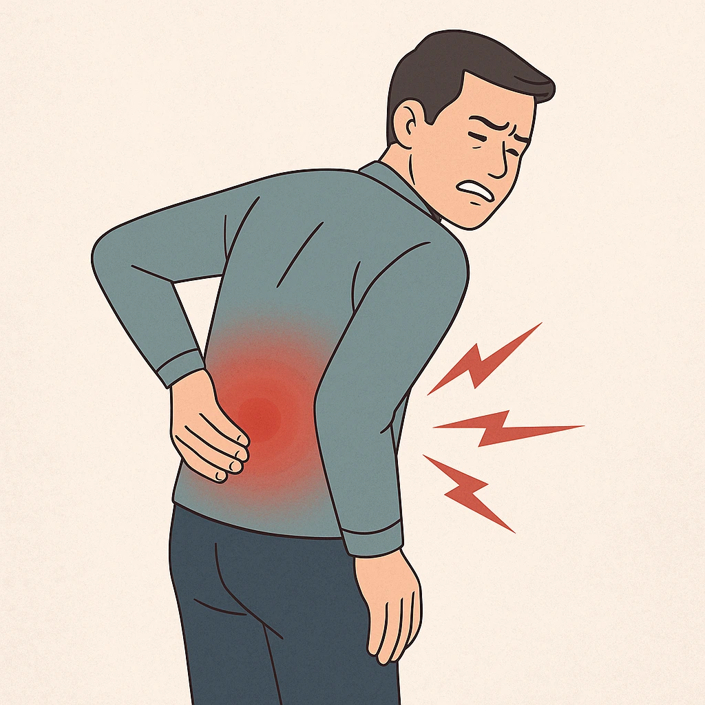 ilustrasi nyeri punggung akibat saraf kejepit - - Lamina Pain and Spine Center Jakarta